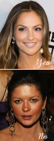 7.-Wearing-bronzer-all-over-20-Beauty-Mistakes-You-Didnt-Know-You-Were-Making